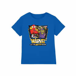 Spider-Man - T-shirt LET THE BATTLE BEGIN - Enfant (Bleu roi)