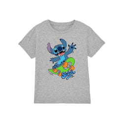 Lilo & Stitch - T-shirt - Enfant (Gris chiné)