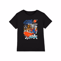 Lilo & Stitch - T-shirt - Enfant (Noir)