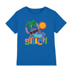 Lilo & Stitch - T-shirt - Enfant (Bleu roi)