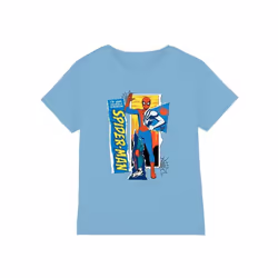 Spider-Man - T-shirt - Enfant (Bleu ciel)