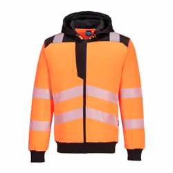 Portwest - Veste à capuche PW3 - Adulte (Orange / Noir)