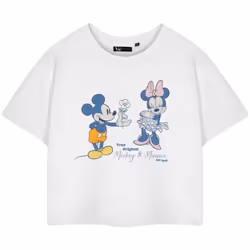 Disney - T-shirt court TRUE ORIGINAL - Femme (Blanc)