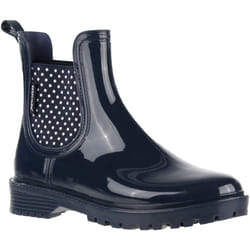 Regatta - Bottes de pluie LADY HARRIETT - Femme (Bleu marine / Blanc)