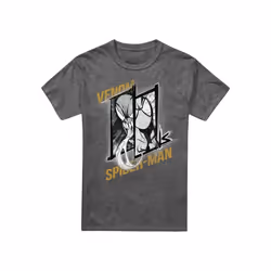 Spider-Man - T-shirt VS - Homme (Vieux noir)