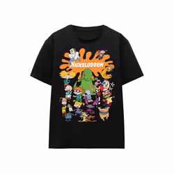 Nickelodeon - T-shirt - Adulte (Noir)