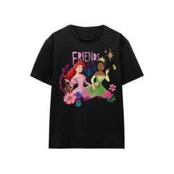 Disney Princess - T-shirt FRIENDS ARE MAGIC - Adulte (Noir)