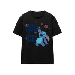 Lilo & Stitch - T-shirt NEW YEAR, HAPPY ME - Adulte (Noir)