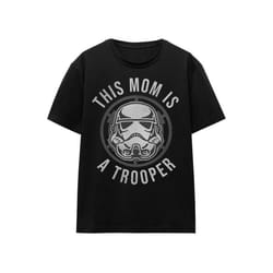 Star Wars - T-shirt MOM IS A TROOPER - Adulte (Noir)