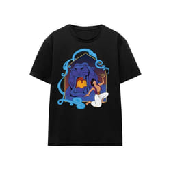 Aladdin - T-shirt THE MAGIC LAMP AT THE CAVE OF WONDERS - Adulte (Noir)