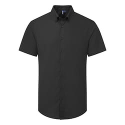 Premier - Chemise habillée Manches courtes SUPREME - Homme (Noir)