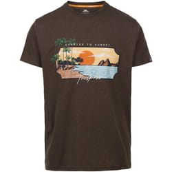 Trespass - T-shirt PENDLA - Homme (Marron foncé Chiné)