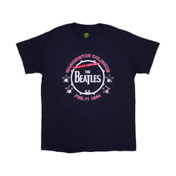 The Beatles - T-shirt WASHINGTON ´64 DRUM - Adulte (Bleu marine)