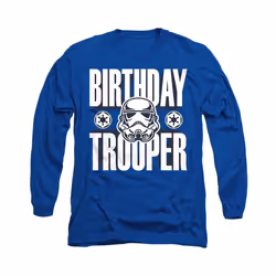 Star Wars - T-shirt BIRTHDAY TROOPERS - Adulte (Bleu roi)