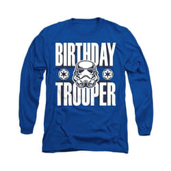 Star Wars - T-shirt BIRTHDAY TROOPERS - Adulte (Bleu roi)