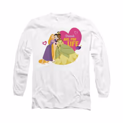 Disney Princess - T-shirt FRIENDS ARE FOR LIFE - Adulte (Blanc)