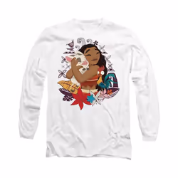 Moana - T-shirt LOVE - Adulte (Blanc)