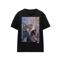 Marvel - T-shirt X-MEN SABRETOOTH DOGS - Adulte (Noir)