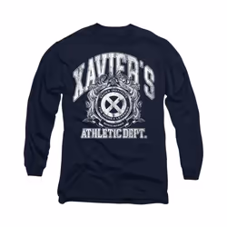 Marvel - T-shirt X-MEN ATHLETIC DEPT - Adulte (Bleu marine)