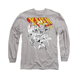 Marvel - T-shirt X-MEN - Adulte (Gris chiné)
