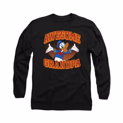 Disney - T-shirt AWESOME GRANDPA - Adulte (Noir)