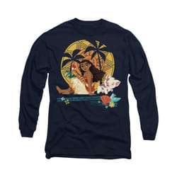 Moana - T-shirt - Adulte (Bleu marine)