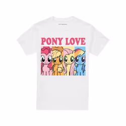 My Little Pony - T-shirt PONY LOVE - Homme (Blanc)