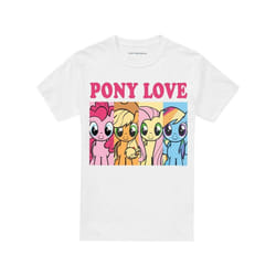 My Little Pony - T-shirt PONY LOVE - Homme (Blanc)