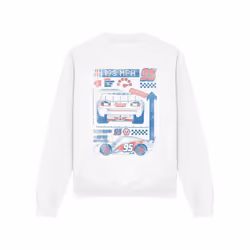 Cars - Sweat MPH - Adulte (Blanc)