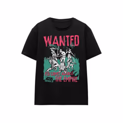 Star Wars - T-shirt WANTED REBELS - Adulte (Noir)