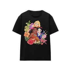 Disney Princess - T-shirt - Adulte (Noir)