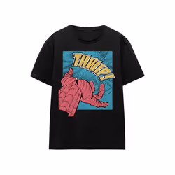 Spider-Man - T-shirt THWIP - Adulte (Noir)