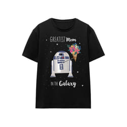Star Wars - T-shirt GREATEST MOM IN THE GALAXY - Adulte (Noir)