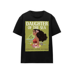 Moana - T-shirt DAUGHTER OF THE SEA - Adulte (Noir)