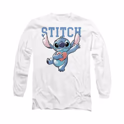 Lilo & Stitch - T-shirt CLUTCHING HEARTS - Adulte (Blanc)