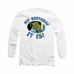 Star Wars - T-shirt MY BIRTHDAY IT IS - Adulte (Blanc)