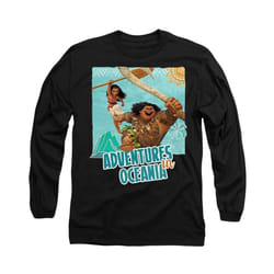 Moana - T-shirt ADVENTURES IN OCEANIA - Adulte (Noir)