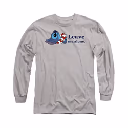 Lilo & Stitch - T-shirt LEAVE ME ALONE - Adulte (Gris chiné)