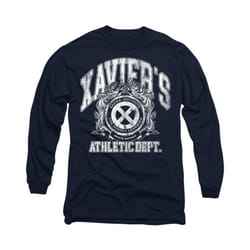 Marvel - T-shirt X-MEN ATHLETIC DEPT - Adulte (Bleu marine)