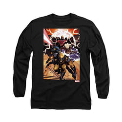 Marvel - T-shirt X-MEN TEAM ATTACK - Adulte (Noir)