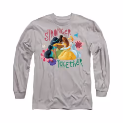 Disney Princess - T-shirt STRONGER TOGETHER - Adulte (Gris chiné)