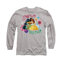 Disney Princess - T-shirt STRONGER TOGETHER - Adulte (Gris chiné)