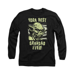 Star Wars - T-shirt YODA BEST GRANDAD - Adulte (Noir)