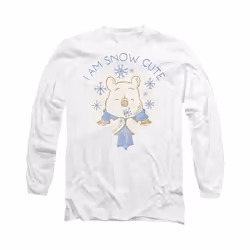 Winnie the Pooh - T-shirt AM SNOW CUTE - Adulte (Blanc)