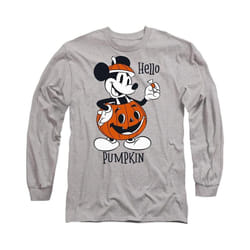 Disney - T-shirt HELLO PUMPKIN - Adulte (Gris chiné)