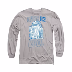 Star Wars - T-shirt DADS R2 COOL - Adulte (Gris chiné)