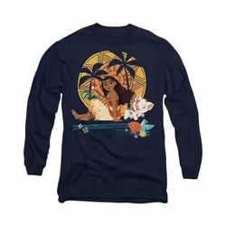 Moana - T-shirt - Adulte (Bleu marine)