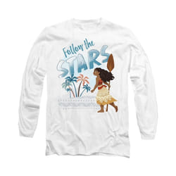Moana - T-shirt FOLLOW THE STARS - Adulte (Blanc)