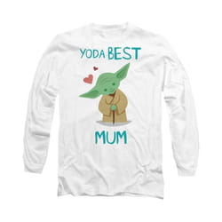 Star Wars - T-shirt YODA BEST MUM - Adulte (Blanc)
