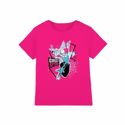 Marvel - T-shirt GHOST-SPIDER - Enfant (Fuchsia)